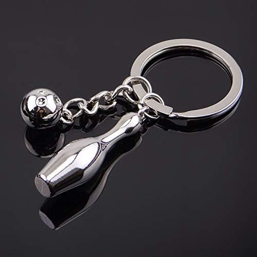 Bowling Keyring – Silver Pin & Ball